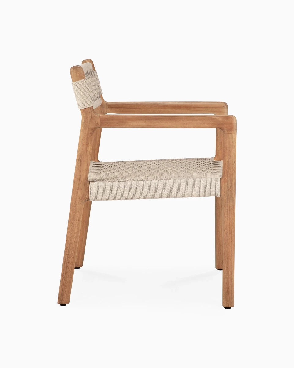 Jack Woven Outdoor Dining Chair - Image 4