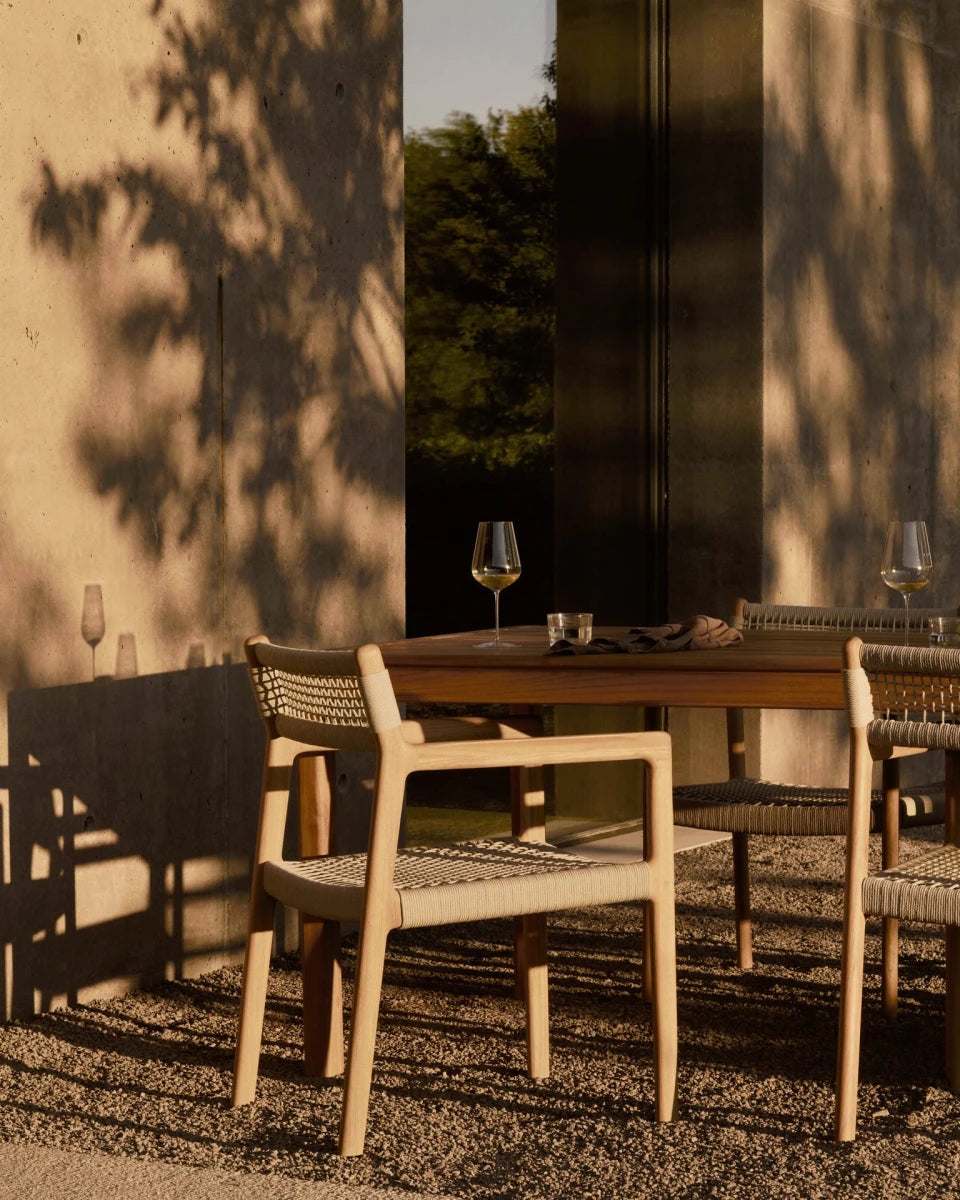 Jack Woven Outdoor Dining Chair - Image 2