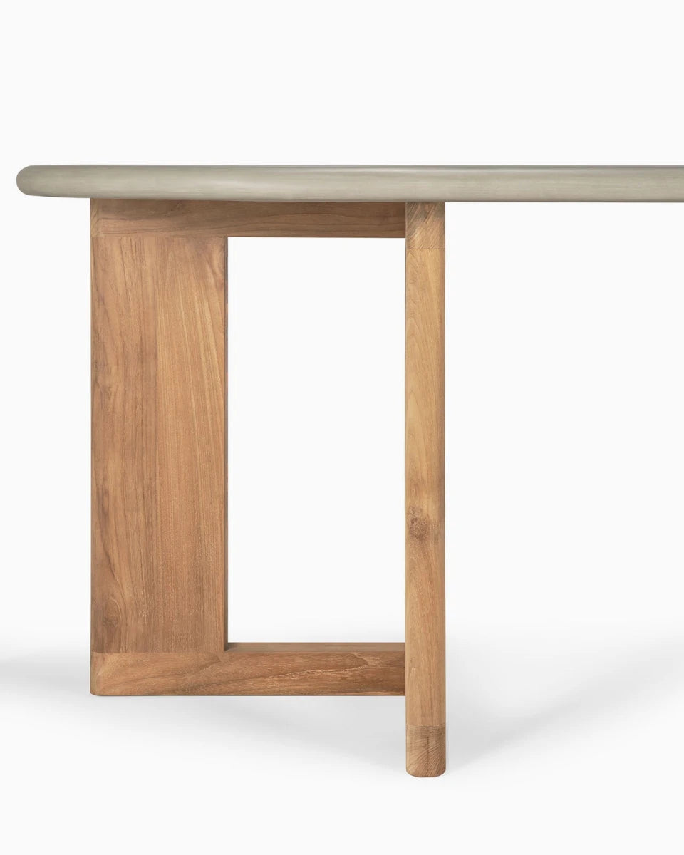 Trestle Outdoor Dining Table - Image 3
