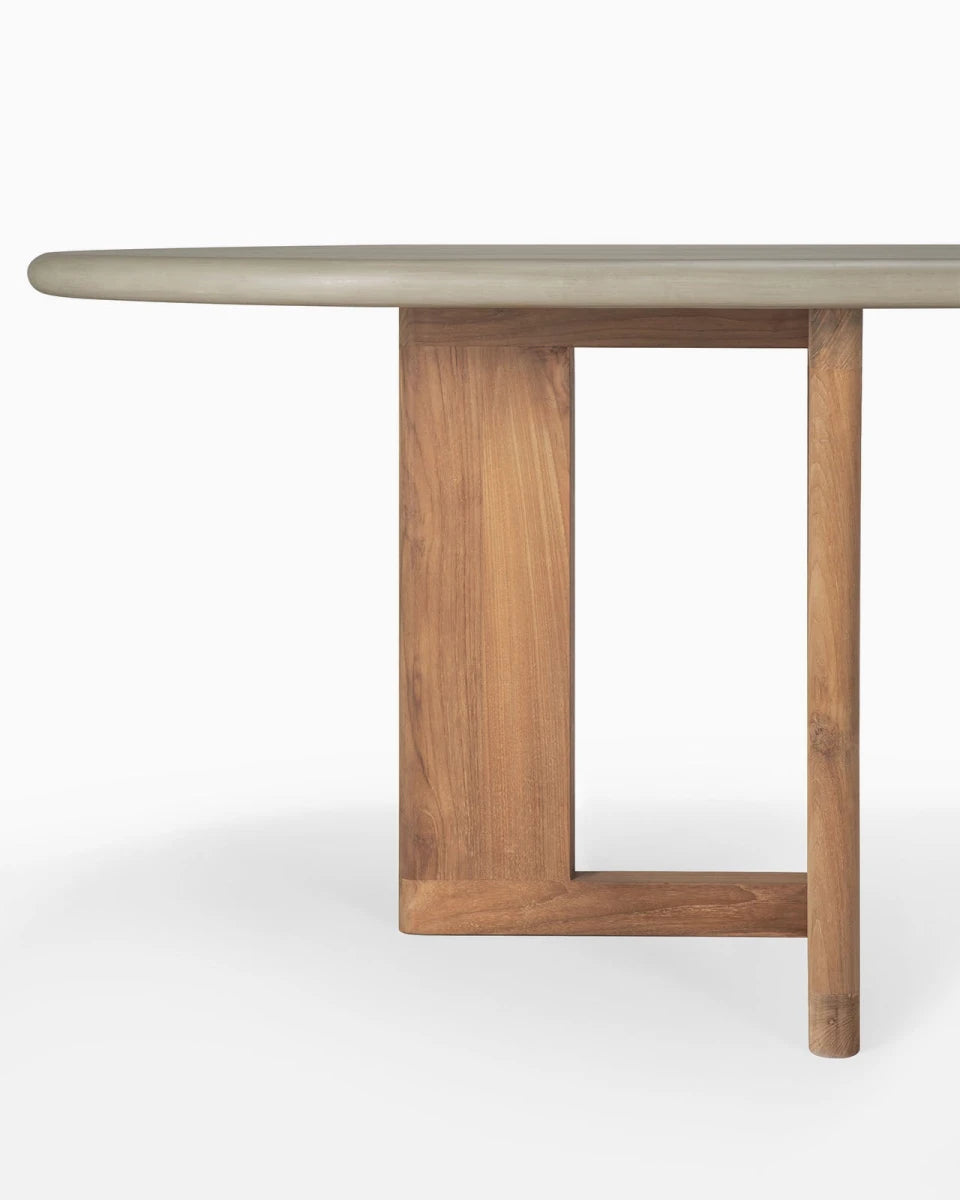 Trestle Outdoor Dining Table - Image 6