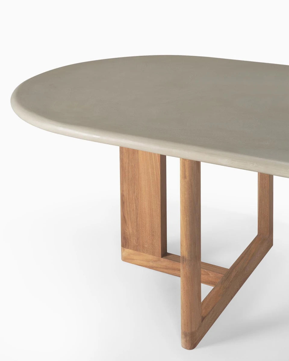 Trestle Outdoor Dining Table - Image 8