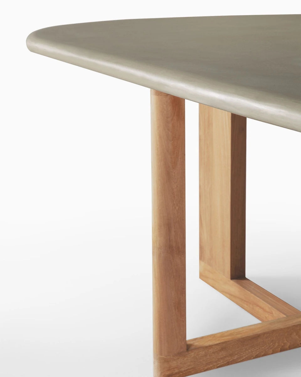 Trestle Outdoor Dining Table - Image 9