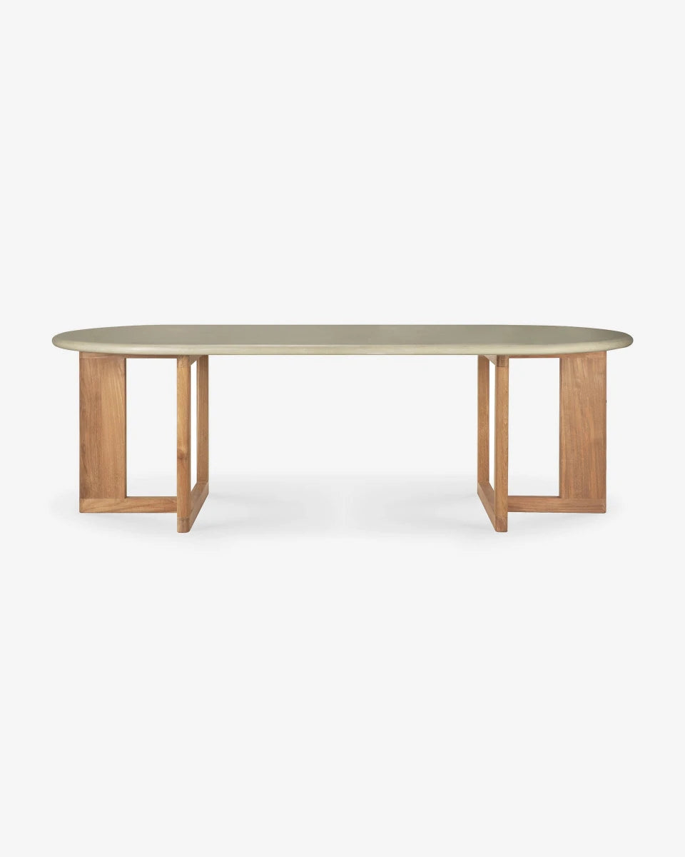 Trestle Outdoor Dining Table - Image 5