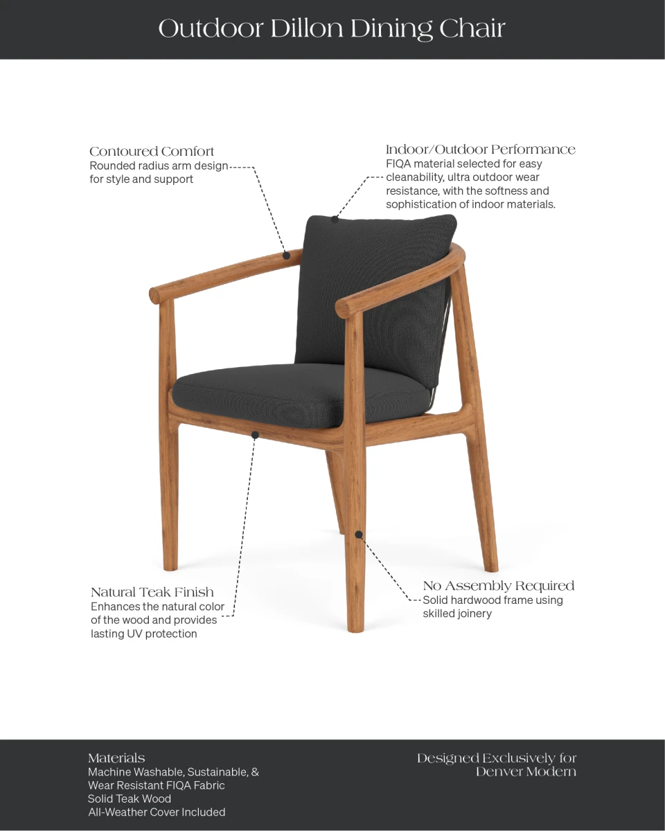 Outdoor Dillon Dining Chair - Image 14