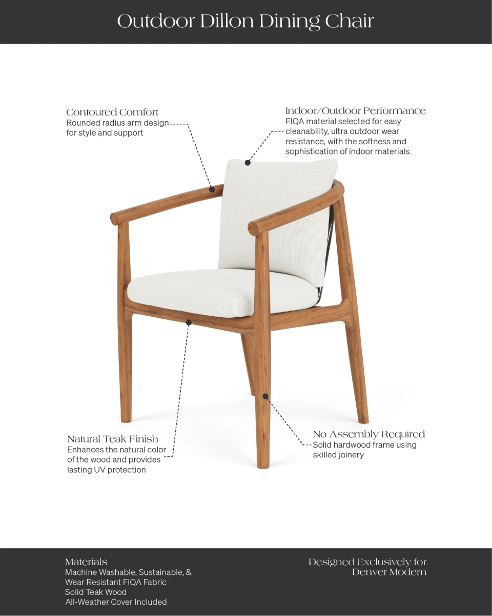 Outdoor Dillon Dining Chair - Image 7