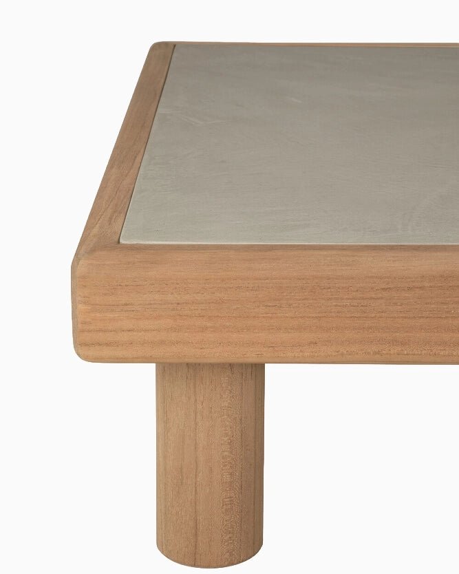 Monocle Outdoor Concrete Coffee Table - Image 4